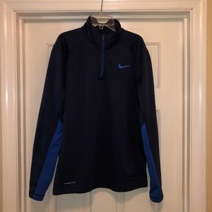 Nike Thermafit Pullover with Quarter zipper SZ M